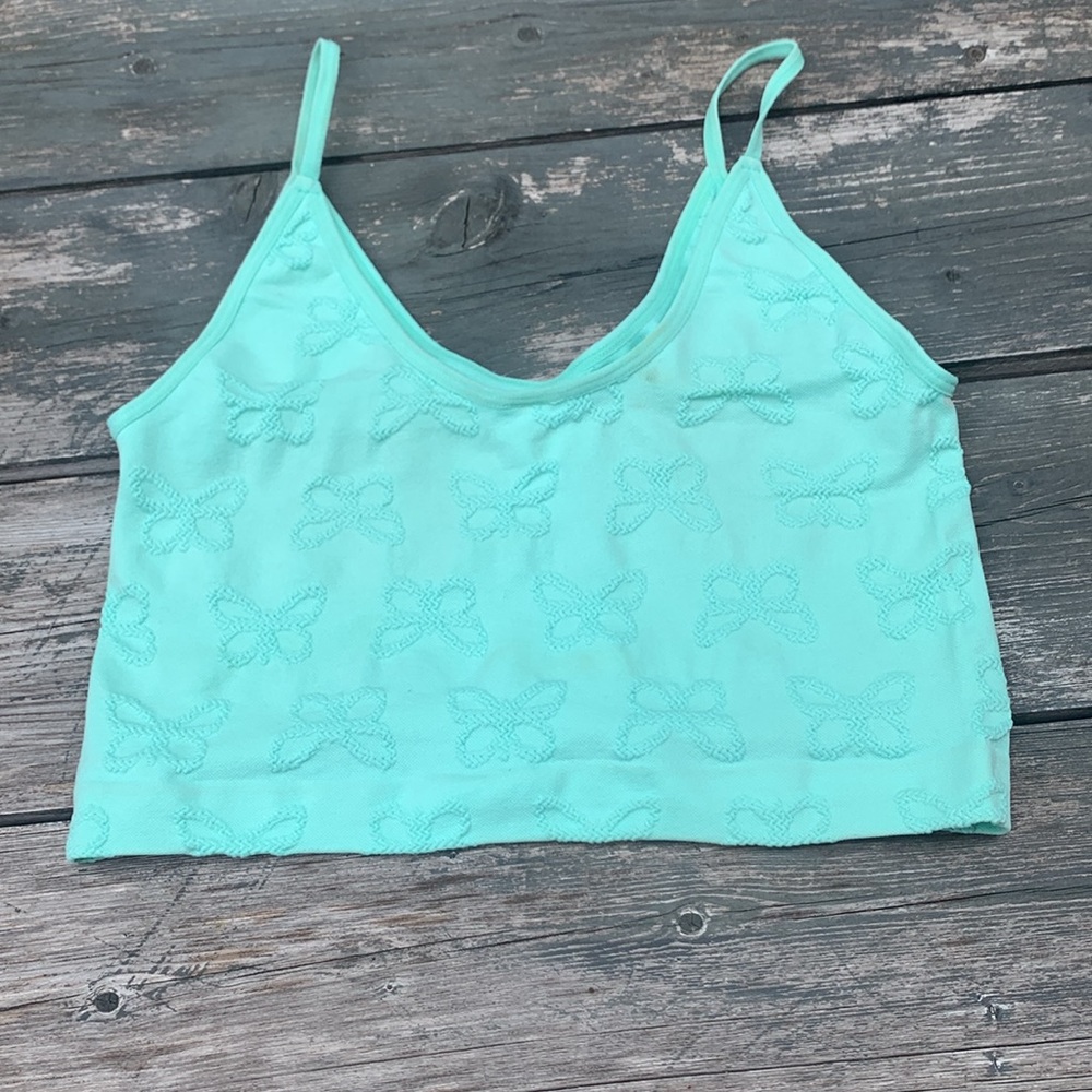 Butterfly crop top